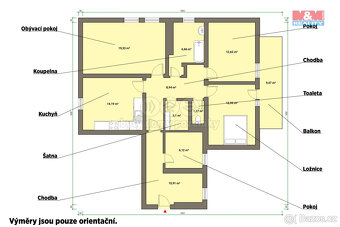 Prodej bytu 3+1, 105 m², Mariánské Lázně, ul. třída Vítězstv - 3