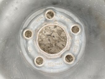 Plechové disky 5x100 6Jx16 ET38 + letní 185/60 R15 - 3