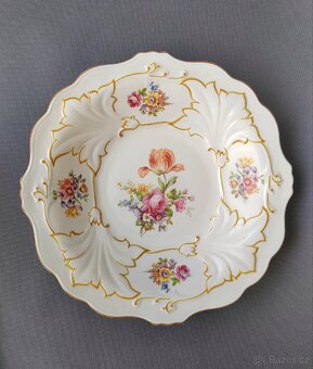 Velký porcelánový servírovací talíř Weimar (1945-1949) - 3