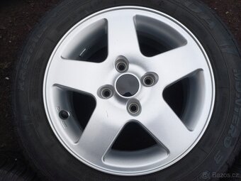 Prodám sadu ALU kol ROD 195/60R15 zimní - 3