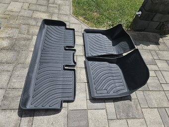 3D plastové rohože Tesla model 3 - 3