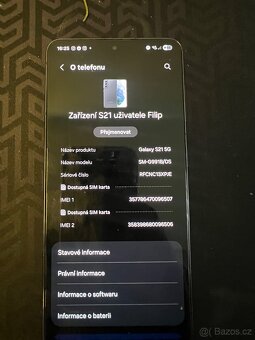 Samsung S21 5G 128gb Šedý - 3