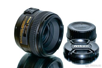 Nikon AF-S Nikkor 1,4/50mm G 9-lamelový + UV NEPOUŽÍVANÝ - 3