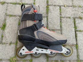 Značkové kvalitní zachovalé kolečkové brusle BAUER - 3