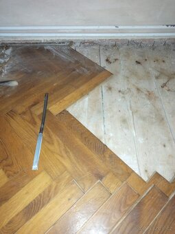 Prodám dubové parkety - 20m² (demontáž zajistíme my) - 3