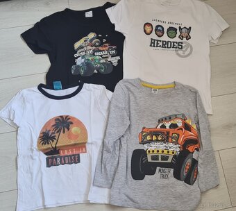 Trika, mikiny, tepláky, bunda 110/116 - 3