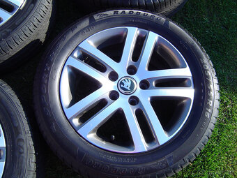 4XLETNÍ HLINÍKOVÁ KOLA ŠKODA OCTAVIA III,II 205/55 R16. .TOP - 3