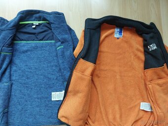 Nová teplá fleece mikina, vel. 140, vhodné i pod vestu - 3