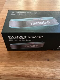 Metabo Bluetooth reproduktor - NOVÝ - stavební rádio - 3