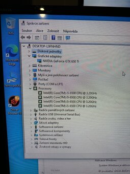 Herní PC- i5 6500 3,20Ghz/RAM 16GB DDR4/GTX 650Ti 2GB/SSD/ - 3