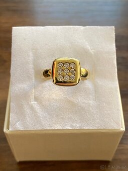 Zlatý dámský prsten - 3