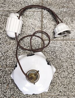 starožitný kompletní stahovací lustr rokoko - 3