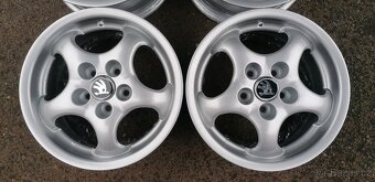 Alu kola Fabia 1 , 5x100 14" - TOP STAV - 3