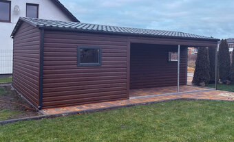 Garáž plechová 5,5x9 - 3