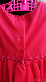 Červené šatičky vel. 6-9m zn. TU - 3