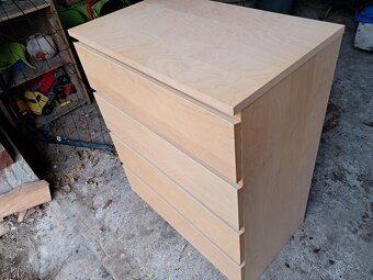 Ikea komoda Malm bříza 4 zásuvky - 3