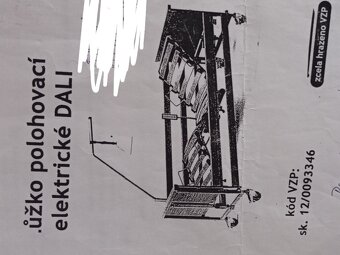 Elektrické polohovací lůžko DALI - 3