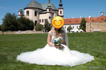 Svatební šaty Fiora, velikost 38 - 3