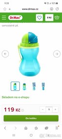 láhev na pití s brčkem 370 ml + 1 zdarma - 3