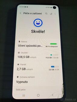 Samsung Galaxy S10e 128gb funkční lehce popraskaný - 3