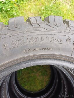 Prodám sadu zimních pneu 185/60 R15 4x4 - 3