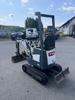 Minibagr Bobcat e08 2012 2x lzice - 3