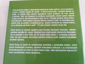 Kniha Ztracené město v Amazonii David Grann - 3