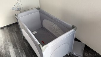 ZOPA Postýlka skládací Lely Silver Grey - 3
