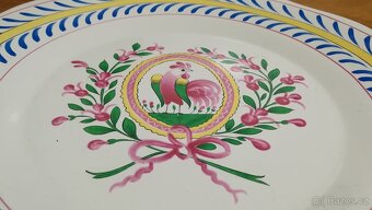 SAINT CLÉMENT - VINTAGE RUČNĚ MALOVANÝ TALÍŘ - 3