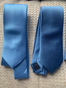 Kravata, nebeská barva - 3