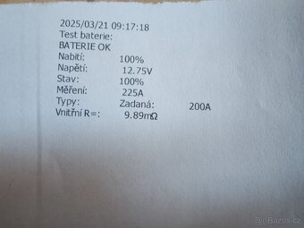 Prodám novou moto baterii - 3