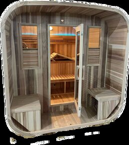 Luxusní Fínska sauna z cedru pro 4-6 osob. - 3
