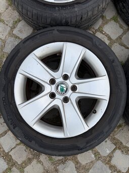 16"letní alu kola Crateris 5x112 original Octavia 2 - 3