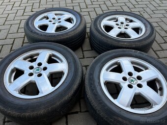 4x alu disky 5x100 R15, letní pneu - 3