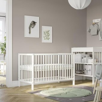Postýlka IKEA GULLIVER + matrace, monitor – 1000 Kč - 3