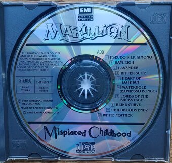 MARILLION - Misplaced Childhood - 3