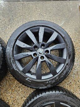 Originál ALU Škoda CRYSTAL BLACK 5x112 R17 - 3