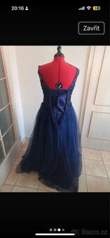 Krásné plesove šaty vel 40 - 3