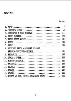 Zetor 3320-6340 díl. příručka, návod, kat. dílů 3340-7340 - 3