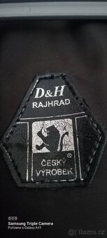 kožená bunda vel.M, tmavě hnědá - 3