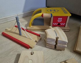 Dřevěná autodráha PlanToys - 3