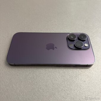 iPhone 14 Pro 256GB deep purple, jako nový, 12 měsíců záruka - 3