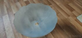 Stínítko na lustr, mléčné sklo, průměr 44cm - 3