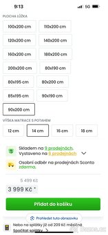 Matrace NOVÁ 90x200 - 3