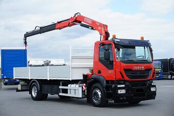 IVECO Stralis 330 - valník s hydraulickou rukou FASSI - 3