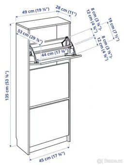 Botník Ikea BISSA - 3