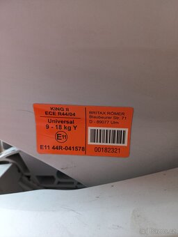 Autosedačka Britax Romer 9-18kg - 3