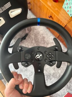 Thrustmaster t300 rs gt edition+ferrari f1 wheel add on - 3