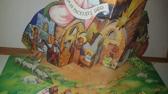 Velký staročeský rozkládací Betlém, délka cca 45 cm - 3