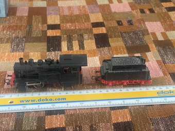 H0 vláček – koleje + lokomotiva + vagóny - 3